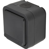 Prise 2P+T 16A simple ou double IP55 - bornes auto saillie - gamme Granite - Protec