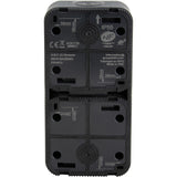 Prise type E IP55 - 2P+T 16A + va et vient - bornes auto - saillie - gamme Granite - Protec