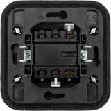 Commande éclairage va-et-vient ou sonnette IP55 - bornes auto - saillie - gamme Granite - Protec