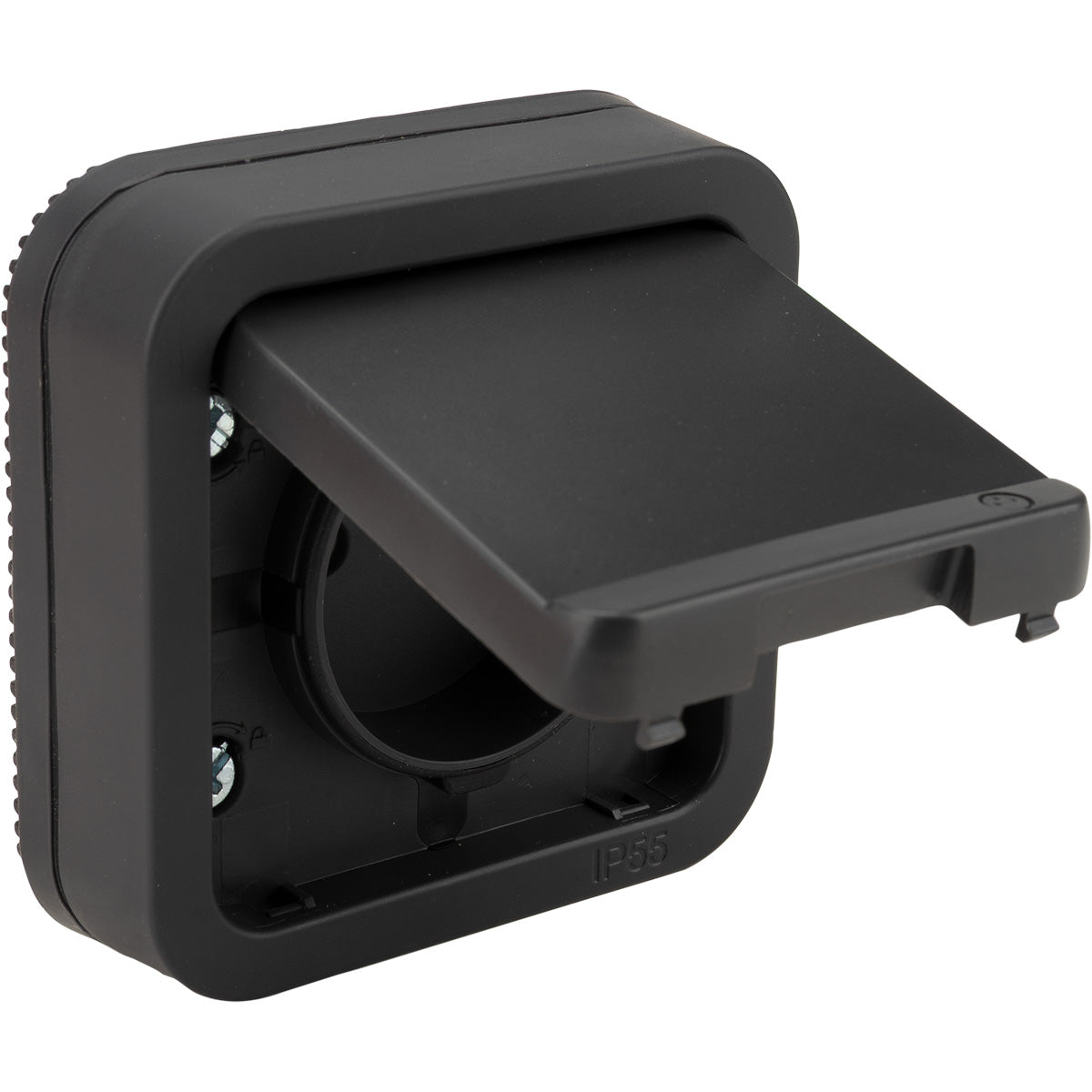 Prise française type E IP55 - 2P+T 16A - bornes auto - encastrée - gamme Granite - Protec