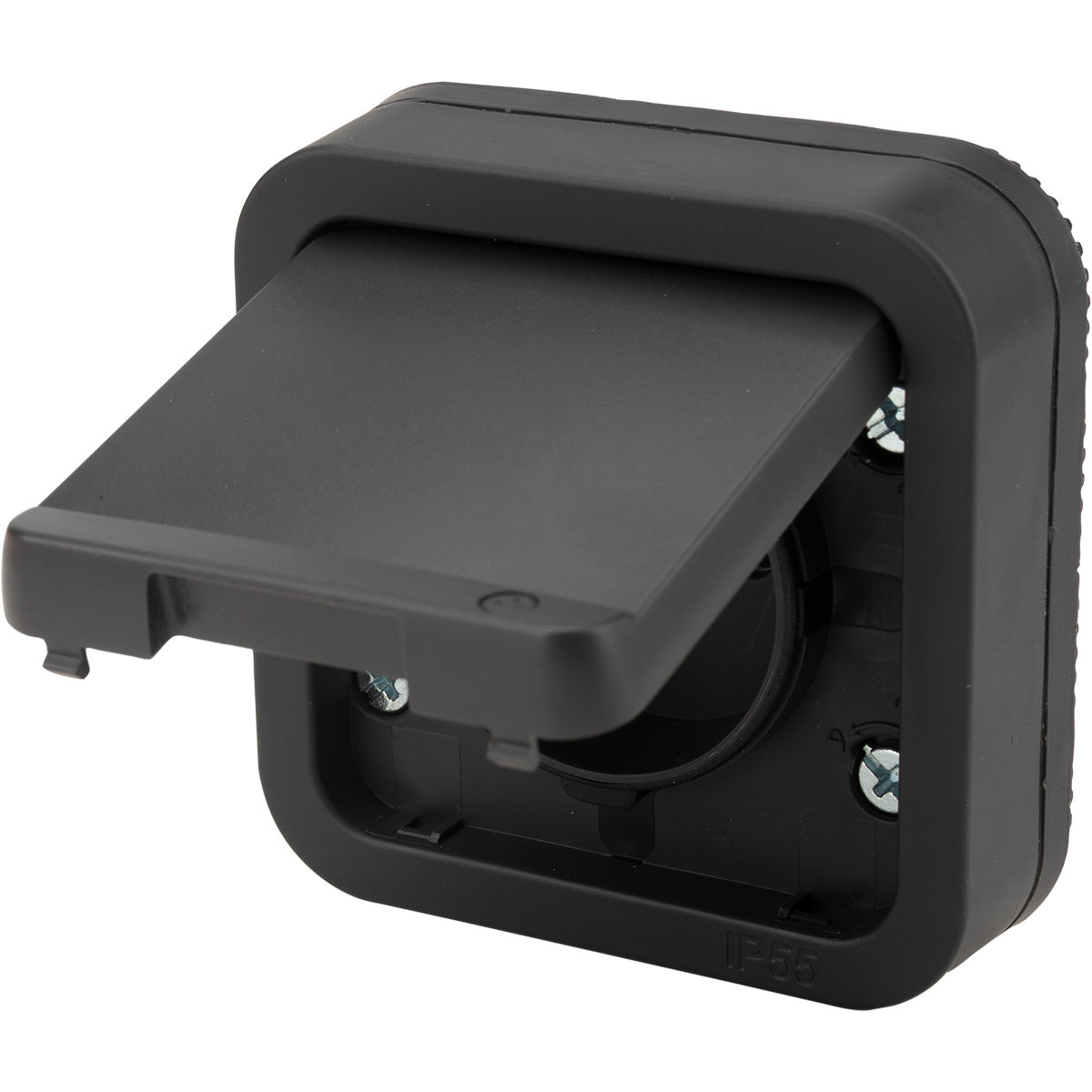 Prise française type E IP55 - 2P+T 16A - bornes auto - encastrée - gamme Granite - Protec
