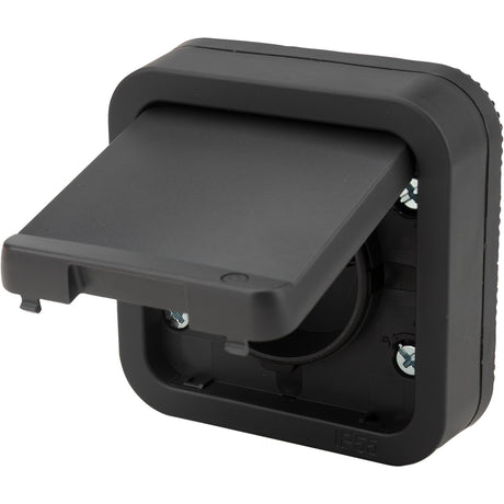Prise française type E IP55 - 2P+T 16A - bornes auto - encastrée - gamme Granite - Protec