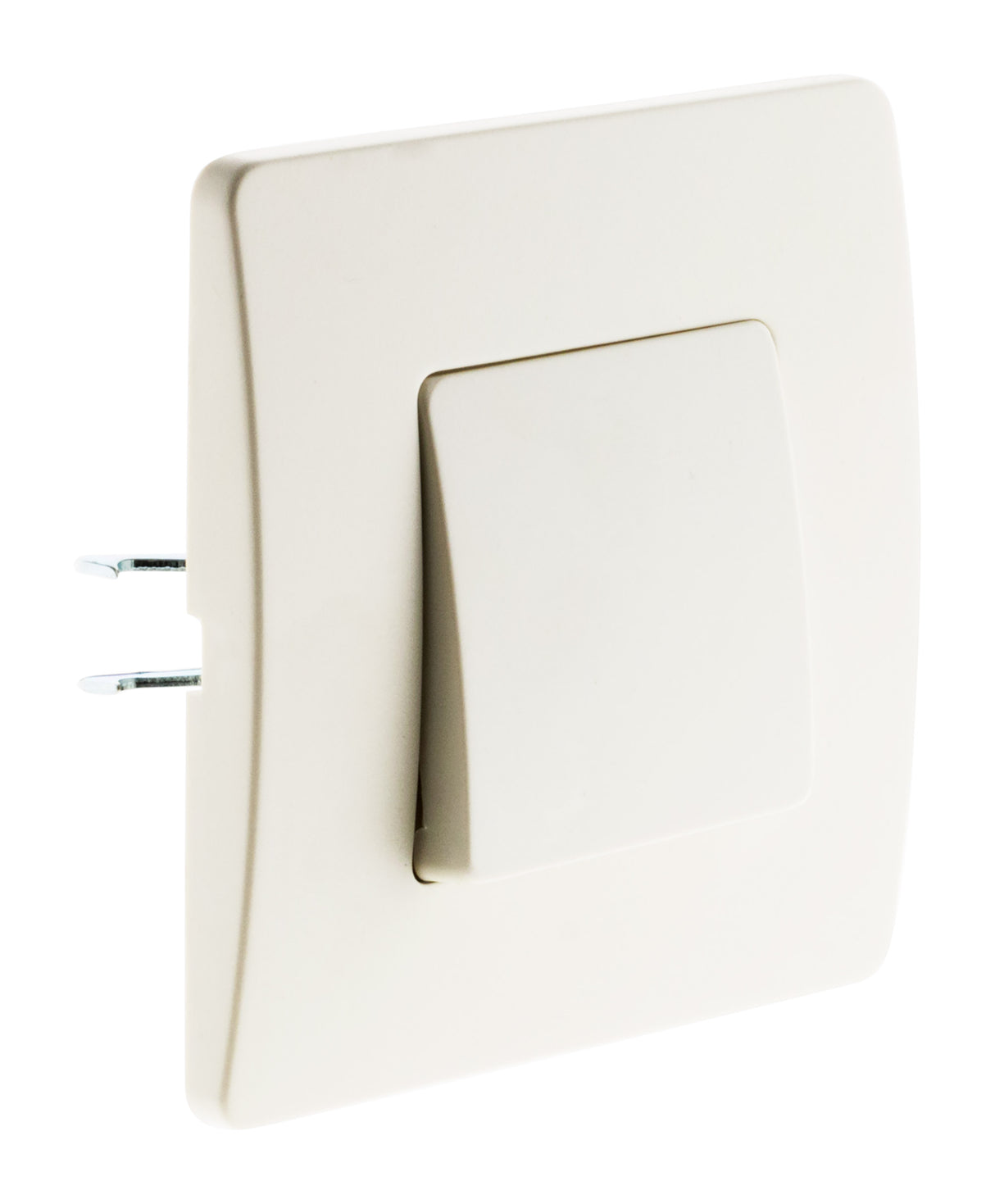 Bouton poussoir bornes auto - blanc - Venus - Zenitech
