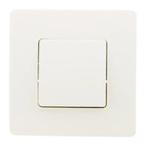 Bouton poussoir bornes auto - blanc - Venus - Zenitech