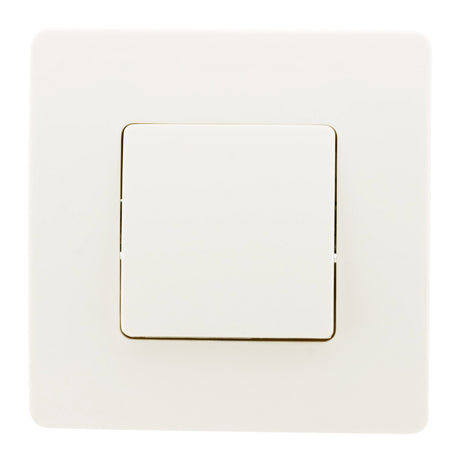 Bouton poussoir bornes auto - blanc - Venus - Zenitech