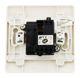 Bouton poussoir bornes auto - blanc - Venus - Zenitech