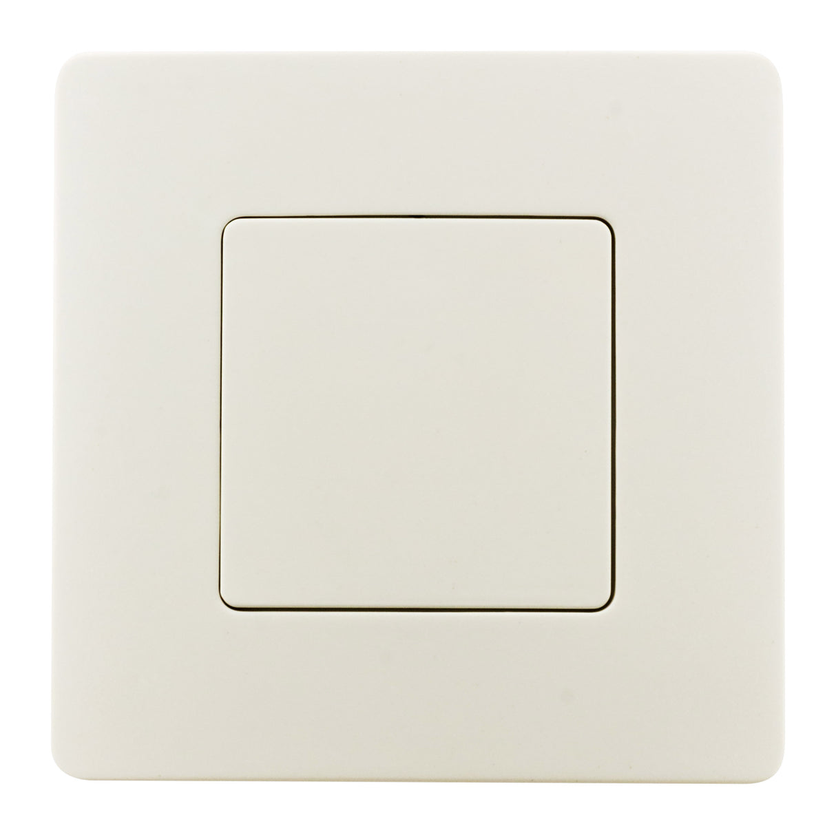 Plaque cache boîte 80x80m Venus - blanc - Zenitech
