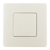 Plaque cache boîte 80x80m Venus - blanc - Zenitech