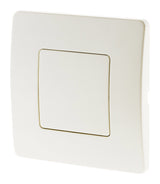 Plaque cache boîte 80x80m Venus - blanc - Zenitech