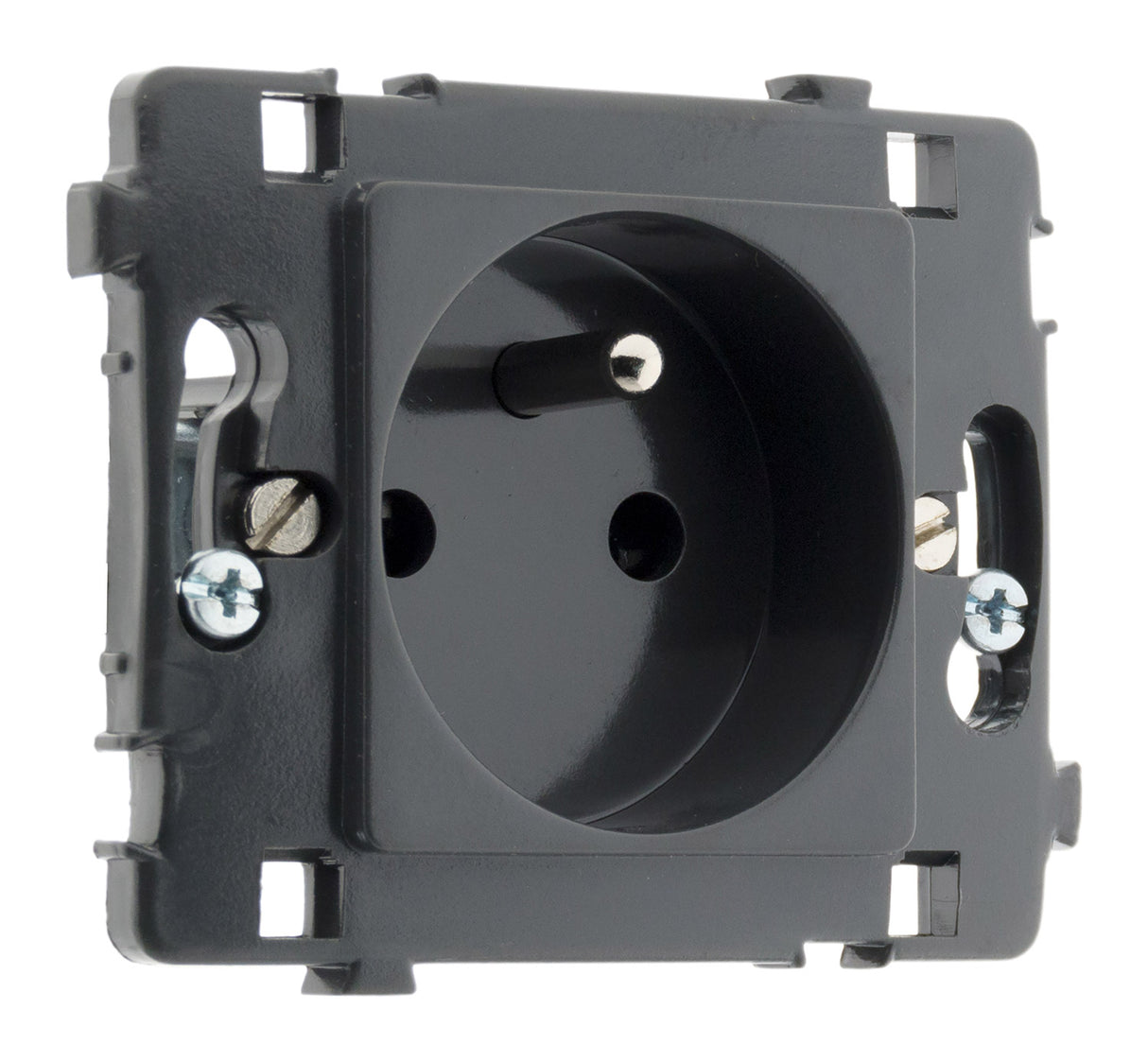 Prise 16A 2P+T noir Clarys - Zenitech