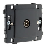 Prise TV Ø9,52 nue - noir - Zenitech