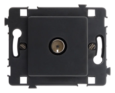 Prise TV Ø9,52 nue - noir - Zenitech