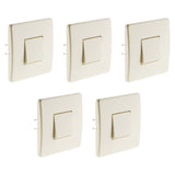 Bouton poussoir 10A blanc - Zenitech