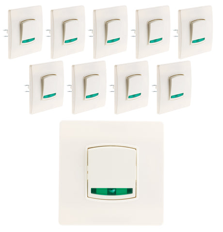 Bouton poussoir + voyant Diwone - Zenitech