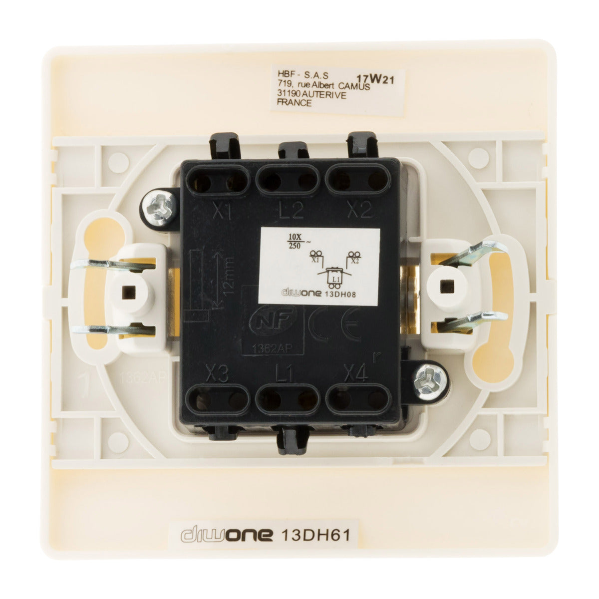 Commande volet roulant borne-auto vis + griffes Diwone - Zenitech