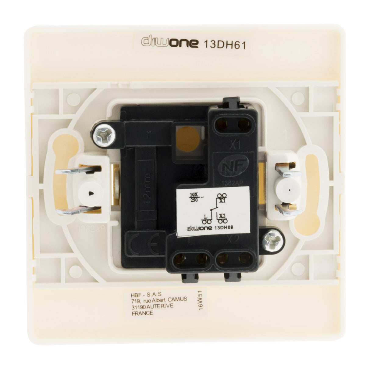 Commande VMC borne-auto vis + griffes Diwone - Zenitech