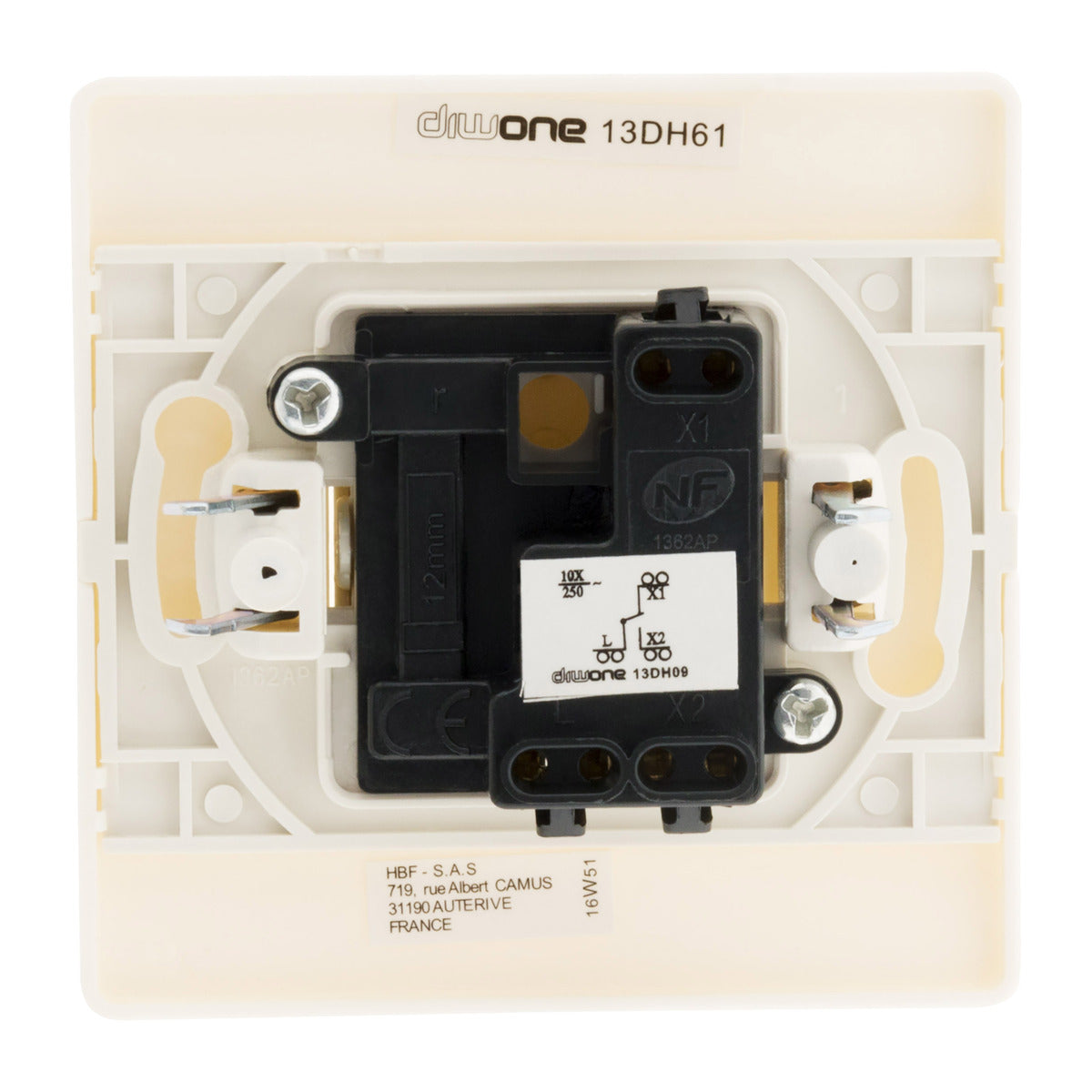 Commande VMC borne-auto vis + griffes Diwone - Zenitech