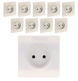 Prise 2 pôles encastrable Diwone - Zenitech