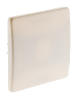 Plaque cache boîte 75x75mm vis + griffes - Blanc - Diwone - Zenitech