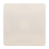 Plaque cache boîte 75x75mm vis + griffes - Blanc - Diwone - Zenitech