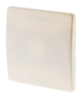 Plaque cache boîte 75x75mm vis + griffes - Blanc - Diwone - Zenitech