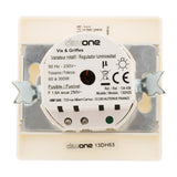 Variateur LED 5/100W - incandescente/halogène - Diwone Zenitech