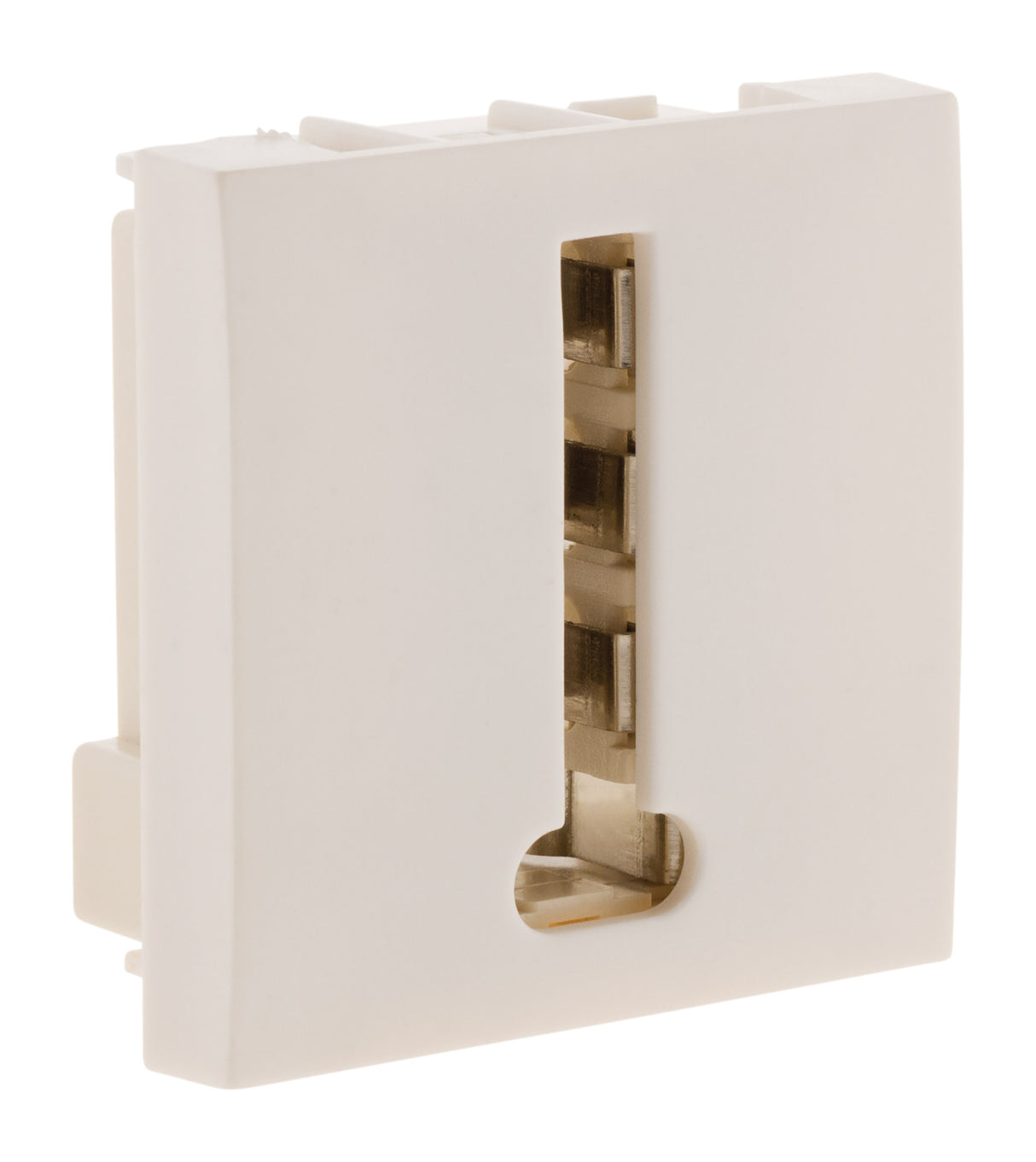 Prise téléphone 8 plots moteur seul blanc - Simplea - Zenitech