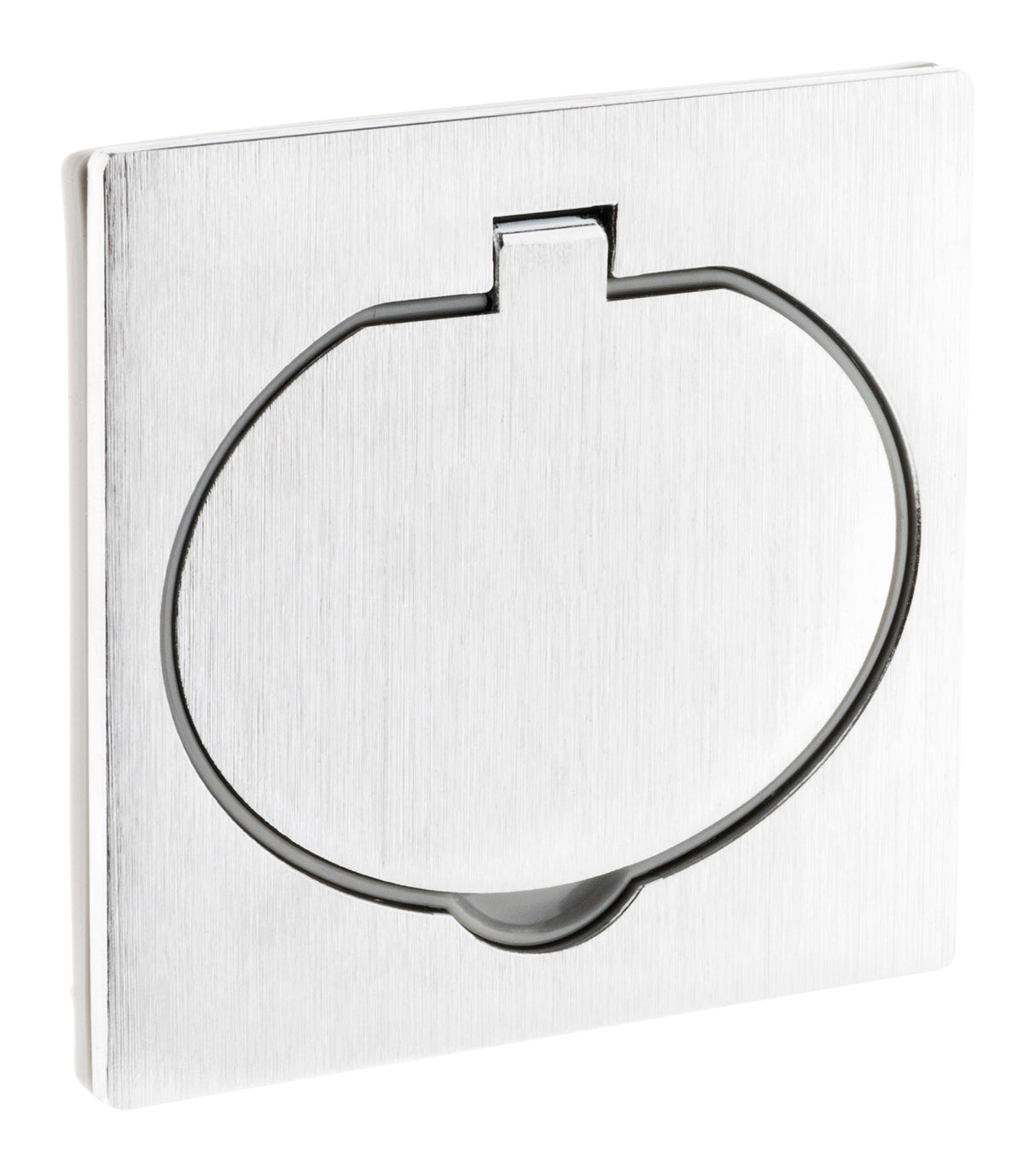 Prise de sol 2P+T IP44 aluminium brossé - Zenitech