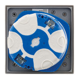 Prise de sol 16A 2P+T finition alu brossé - IP55 - Zenitech