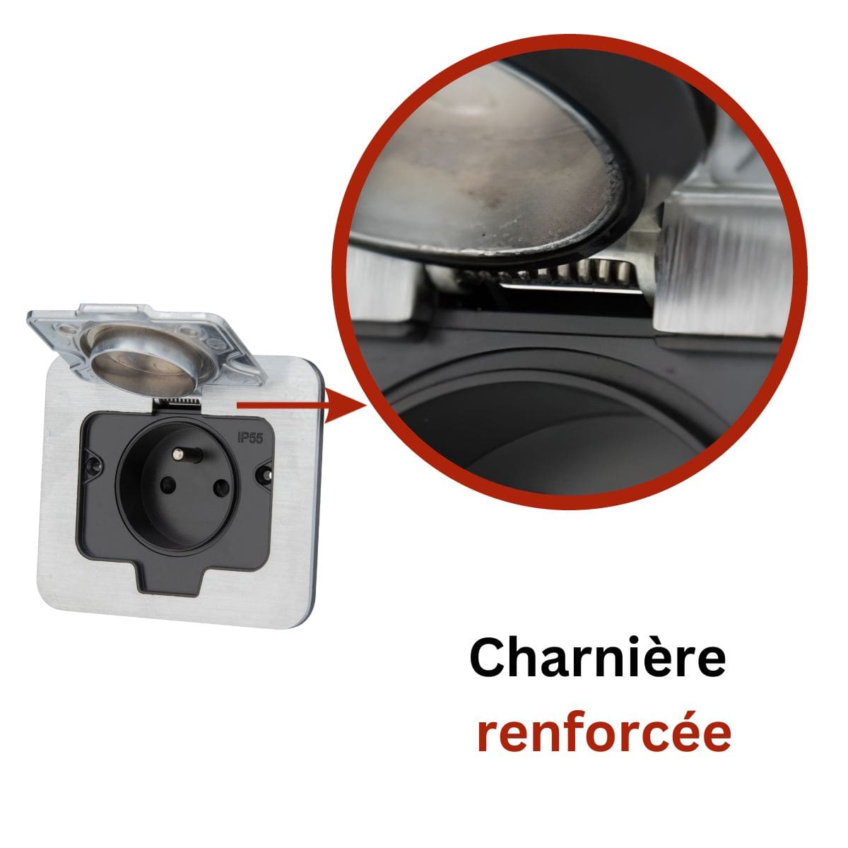 Prise de sol Initiale 16A 2P+T IP55 - Protec