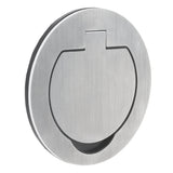 Prise de sol étanche ronde Initiale 16A - 2P+T IP55 - Métal Brossé - Protec