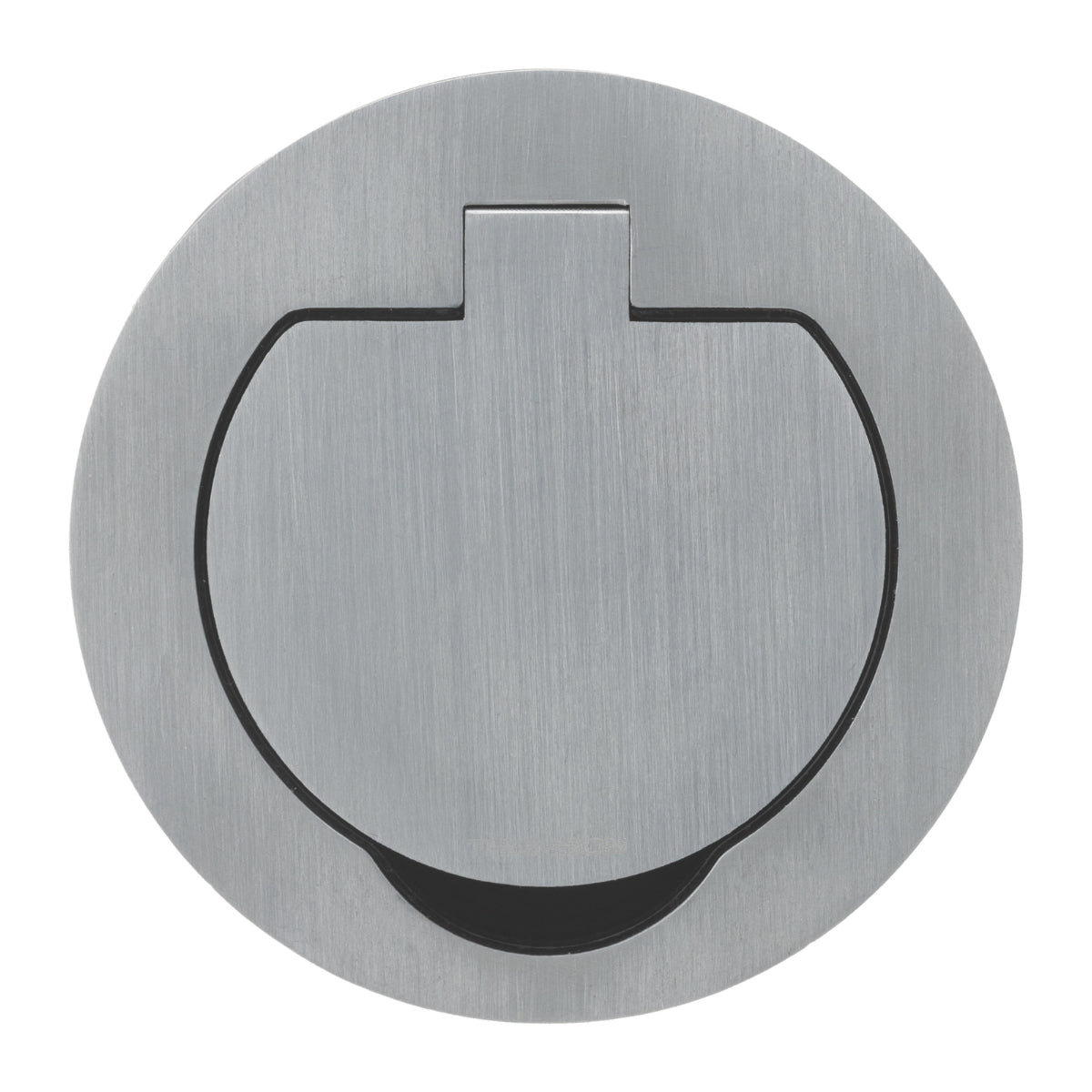 Prise de sol étanche ronde Initiale 16A - 2P+T IP55 - Métal Brossé - Protec