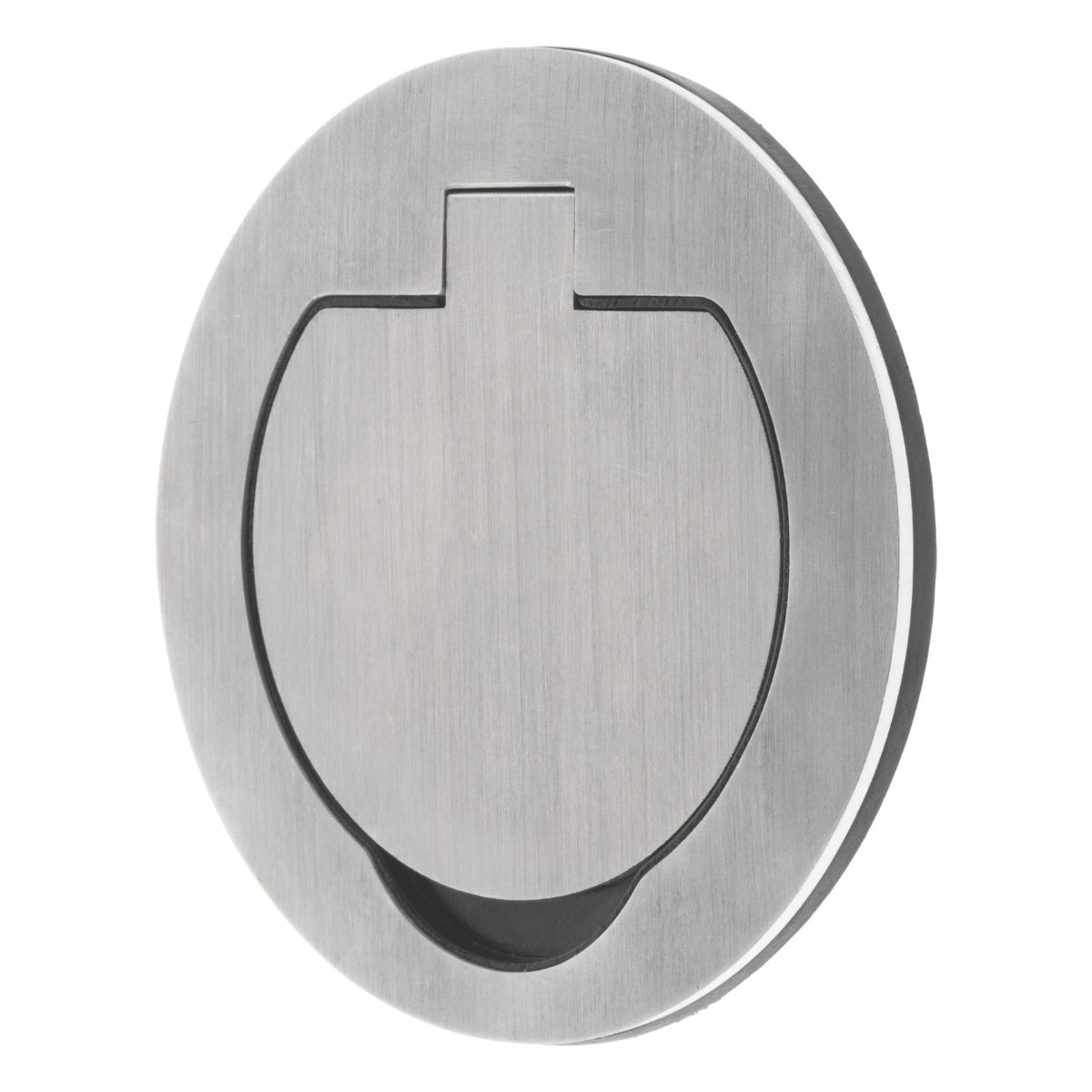 Prise de sol étanche ronde Initiale 16A - 2P+T IP55 - Métal Brossé - Protec