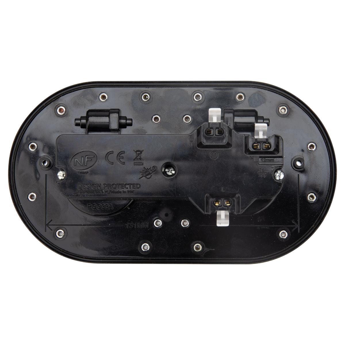 Prise de sol étanche ronde Initiale 16A - 2P+T IP55 - Métal Brossé - Protec