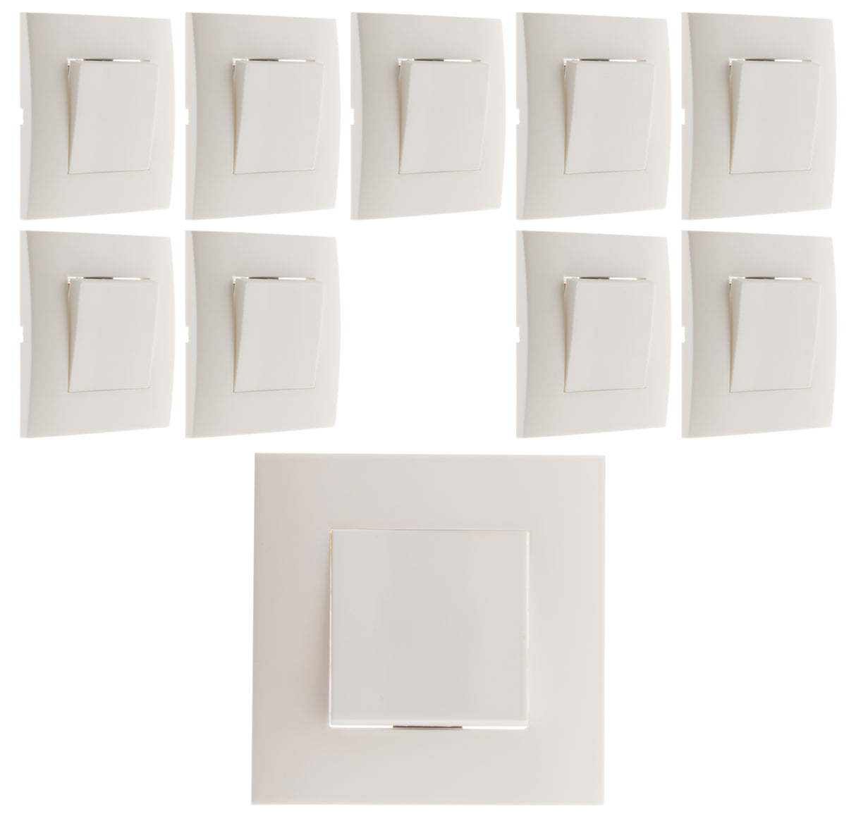 Bouton poussoir 10A bornes auto - Zenitech