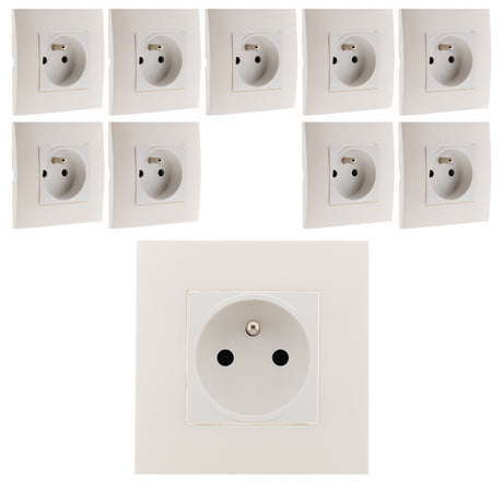 Prise Simplea 2P+T encastrable - Zenitech