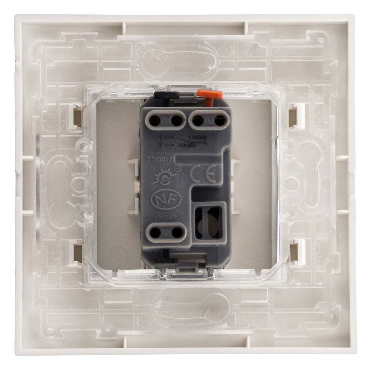 Bouton poussoir 10A bornes auto - Zenitech