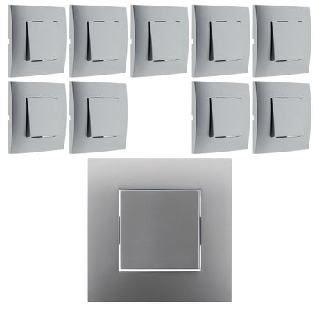 Bouton poussoir 10A bornes auto - Zenitech