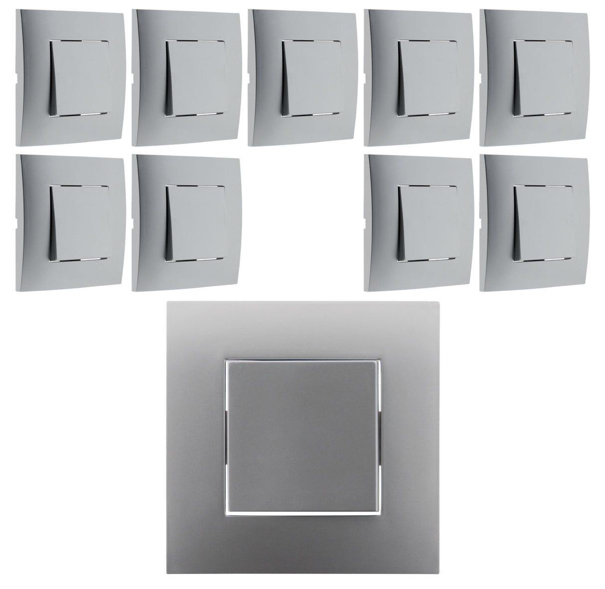 Bouton poussoir 10A bornes auto - Zenitech