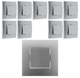 Bouton poussoir 10A bornes auto - Zenitech