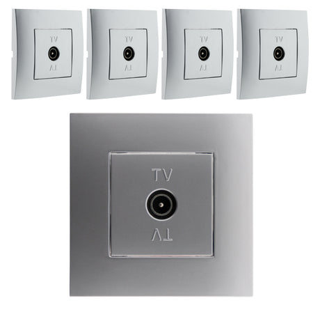 Prise TV Simplea montée module large - Zenitech