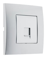 Prise téléphone RJ45 gris - Simplea - Zenitech