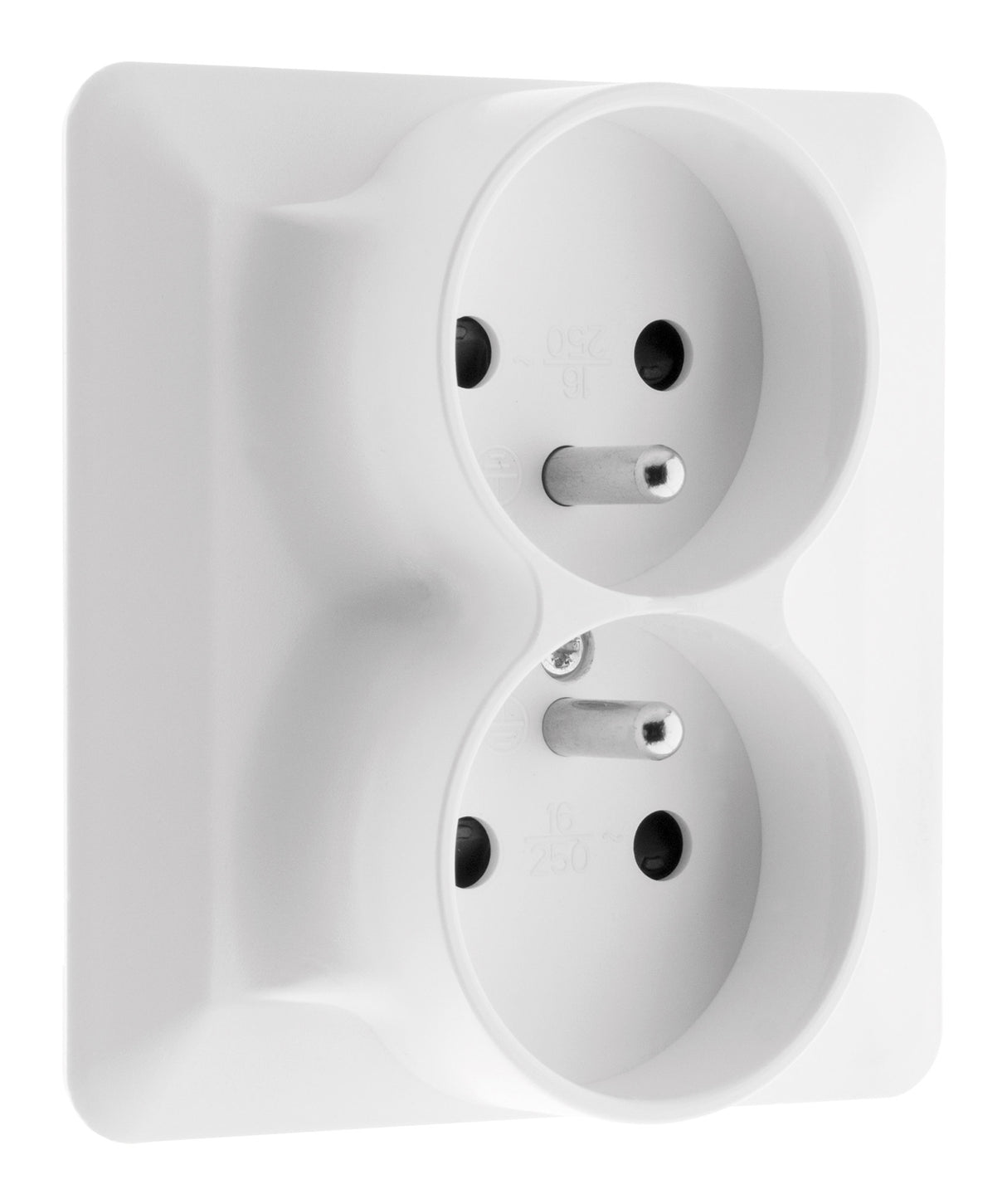 Double prise 2P+T 16A monoposte Artezo - Zenitech