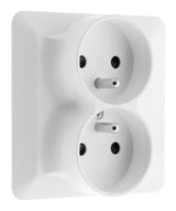 Double prise 2P+T 16A monoposte Artezo - Zenitech