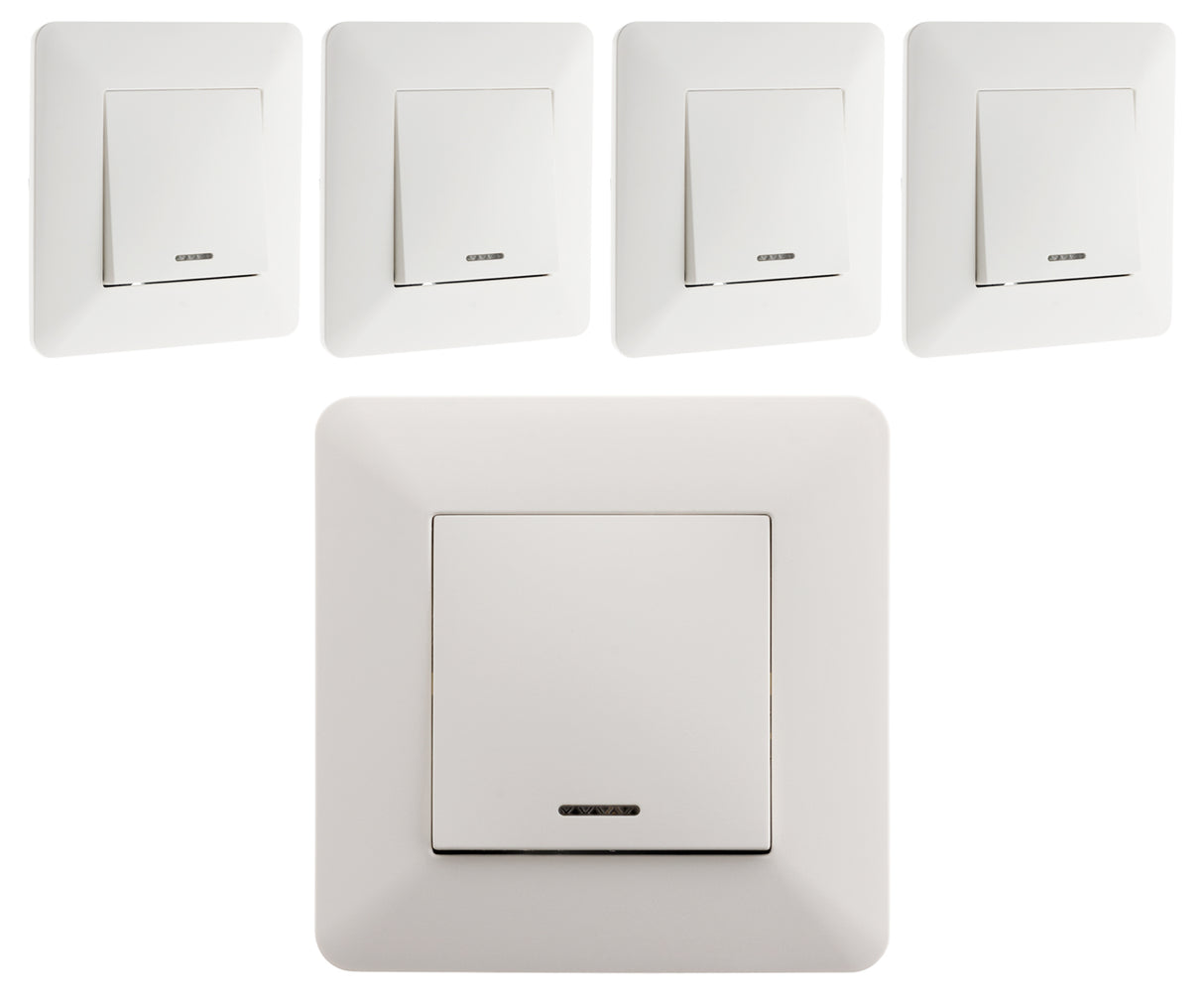 Interrupteur va et vient + voyant Artezo 10A - Zenitech
