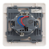 Bouton poussoir à voyant 10A - blanc - Artezo - Zenitech