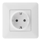 Prise encastrable Schuko 16A - Blanc - Artezo - Zenitech