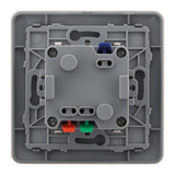Prise Artezo affleurante 2P+T - titanium - Zenitech