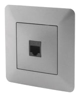 Prise téléphone RJ45 Artezo - titanium - Zenitech