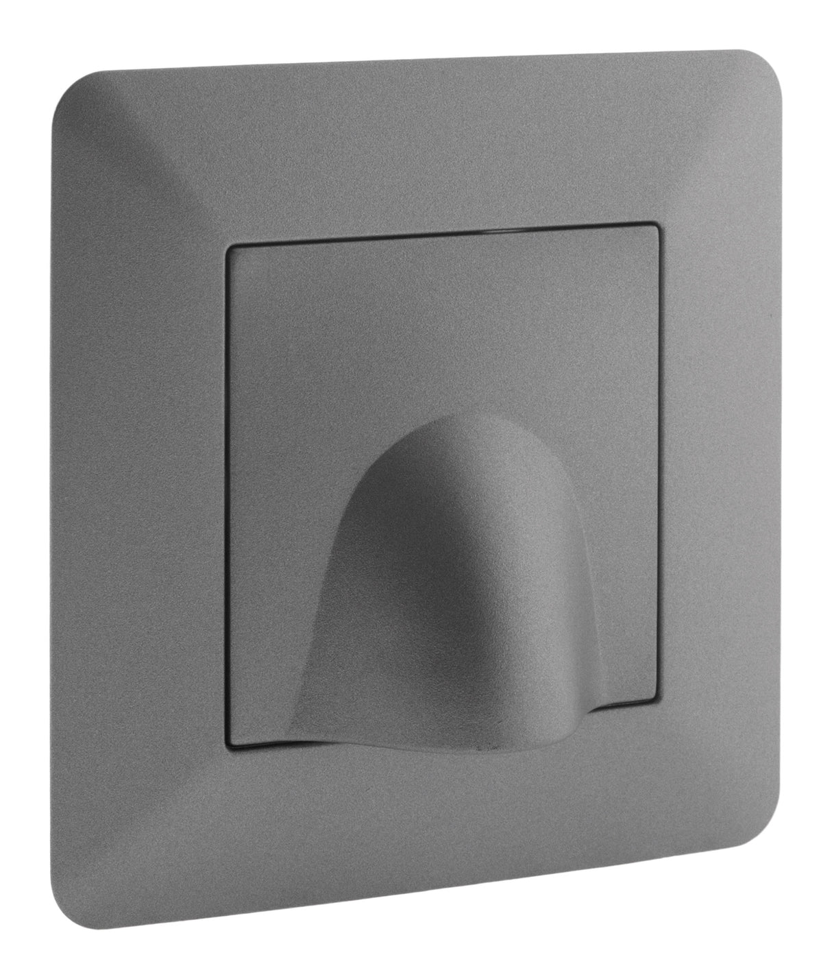 Plaque sortie de câble 16A titanium - Artezo - Zenitech